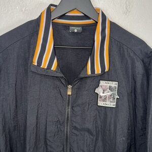 Nike Dri-Fit Mens Medium Black Drift Court Stadium Tennis Full Zip Jacket